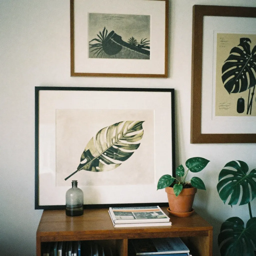 Minimalist landscape artwork